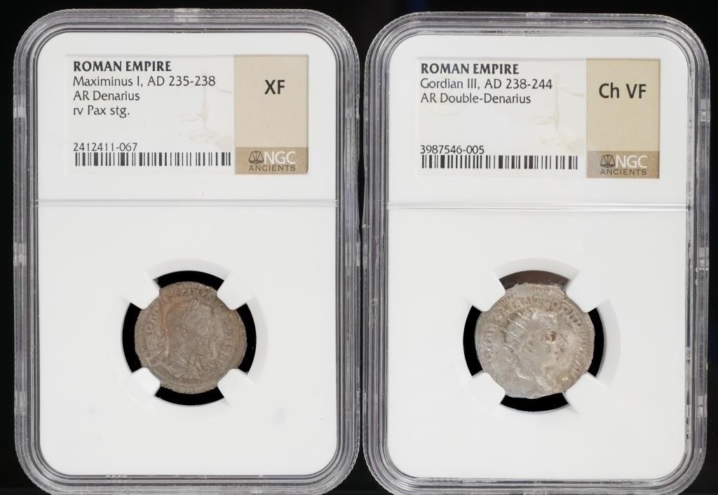MAXIMINUS I GORDIAN III ANCIENT