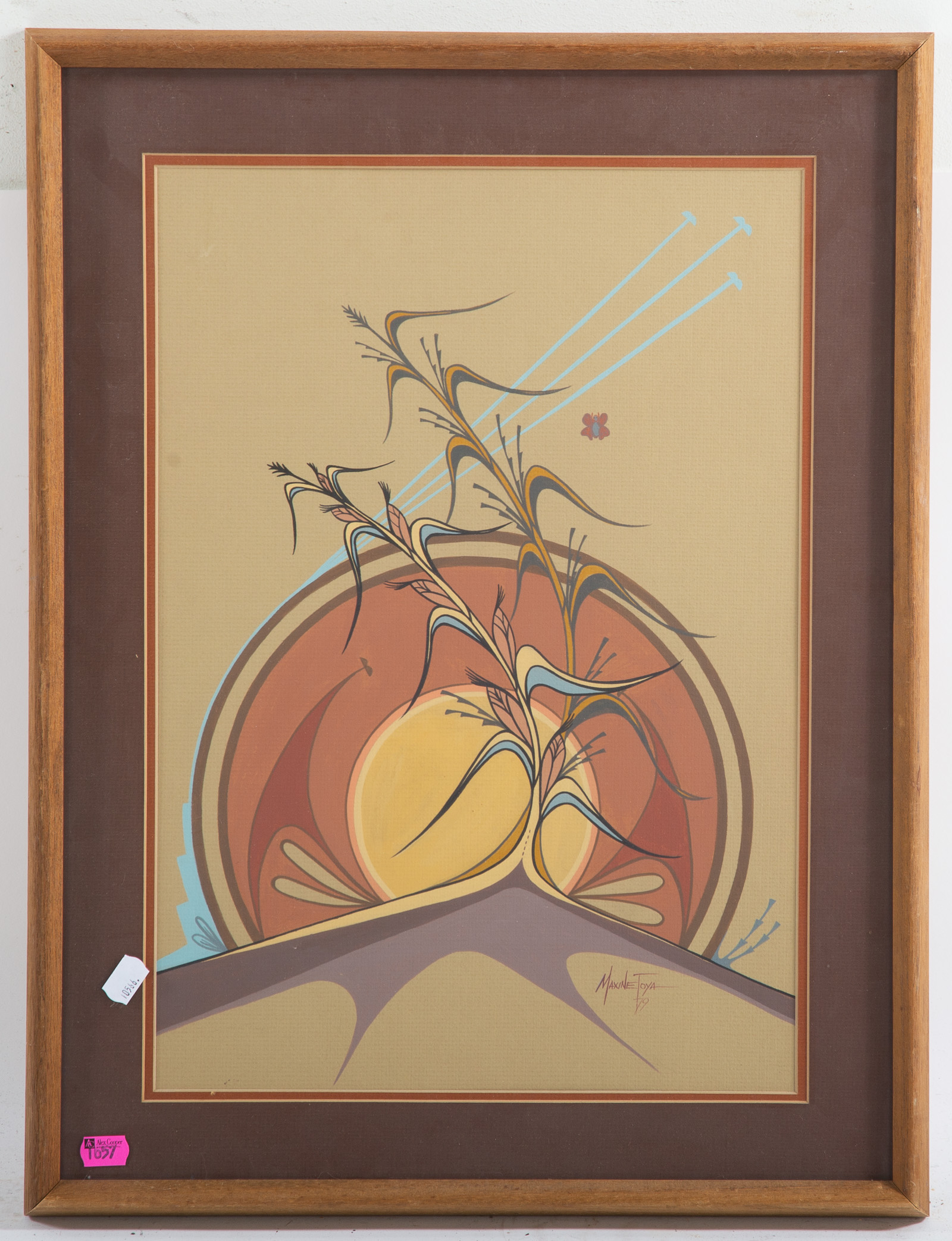 MAXINE TOYA. UNTITLED, GOUACHE