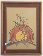 MAXINE TOYA. UNTITLED, GOUACHE