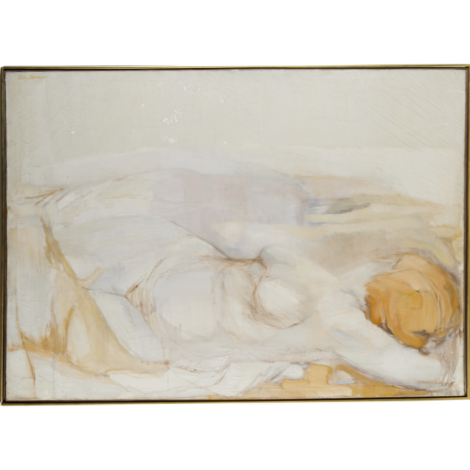 MAY STEVENS, OIL ON CANVAS May