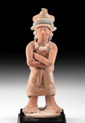 MAYA JAINA POTTERY STANDING DI