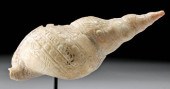 MAYA MOLLUSK SHELL INTRICATE I