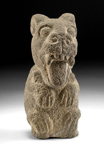 MAYA STONE FIGURE JAGUAR