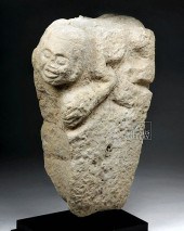 MAYA STONE SCULPTURE OF TRANSF
