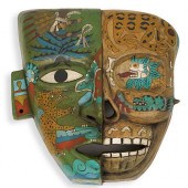 MAYAN "LIFE AND DEATH" CLAY MA