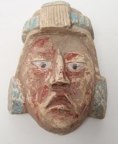 MAYAN MANNER CLAY WALL MASK Ma