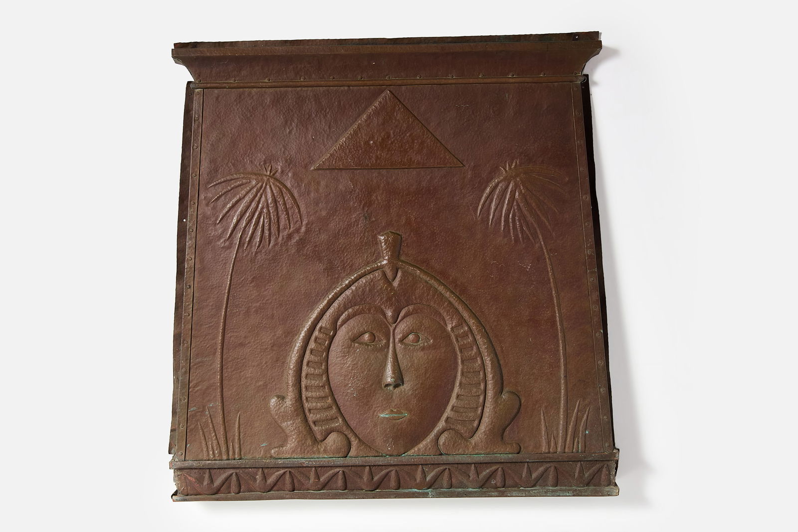 MAYAN REVIVAL, FIREPLACE