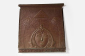 MAYAN REVIVAL, FIREPLACE HOOD<