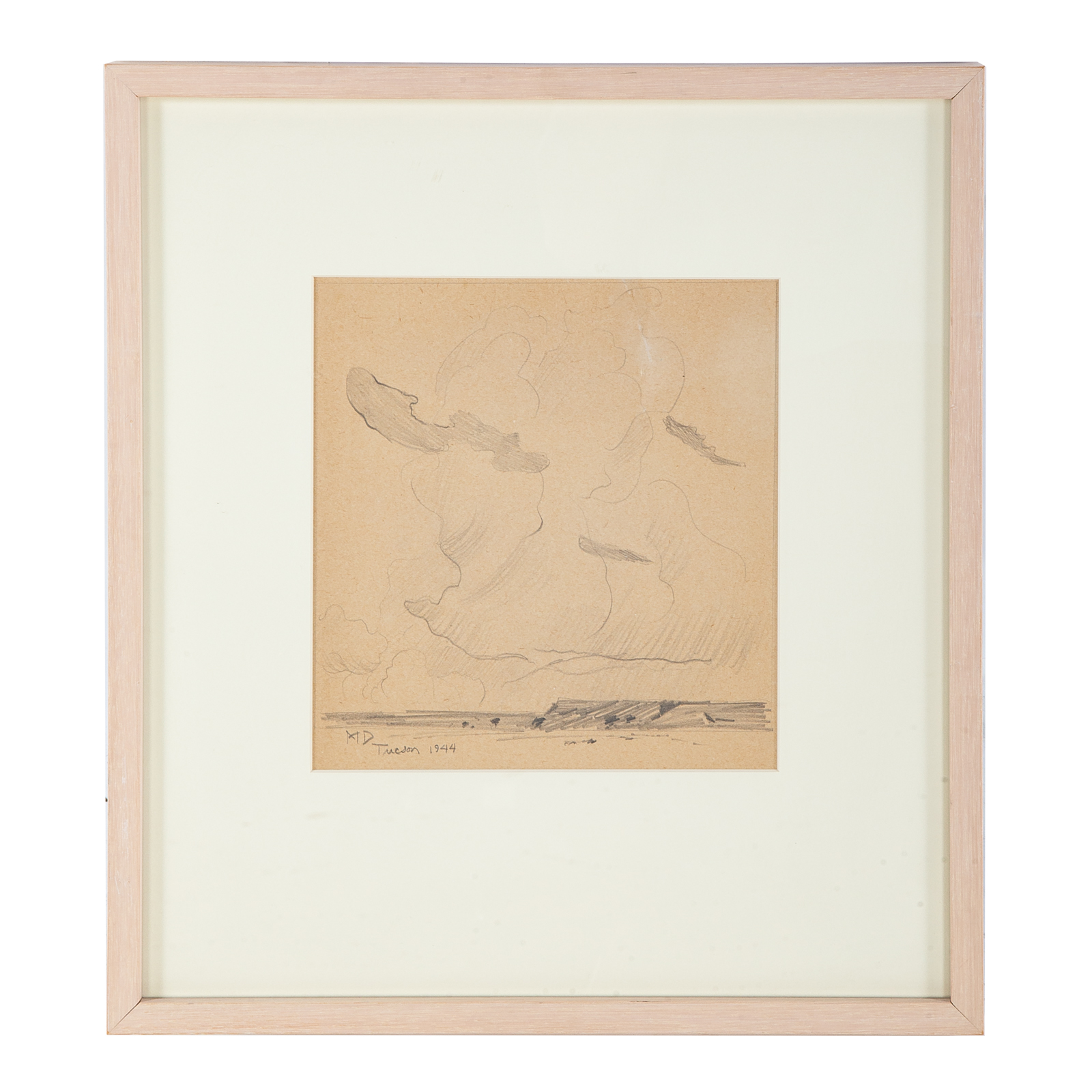 MAYNARD DIXON. "CLOUD STUDY,"
