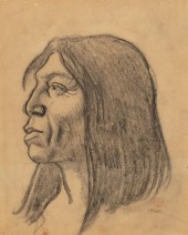 MAYNARD DIXON, UNTITLED (MALE
