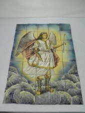Mayolica ''Santa Rosa'' hand p