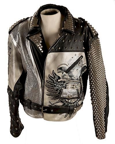 MAZIAR VINTAGE STUDDED LEATHER