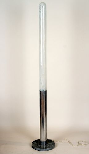 MAZZEGA ALUMINUM TUBULAR FLOOR LAMP