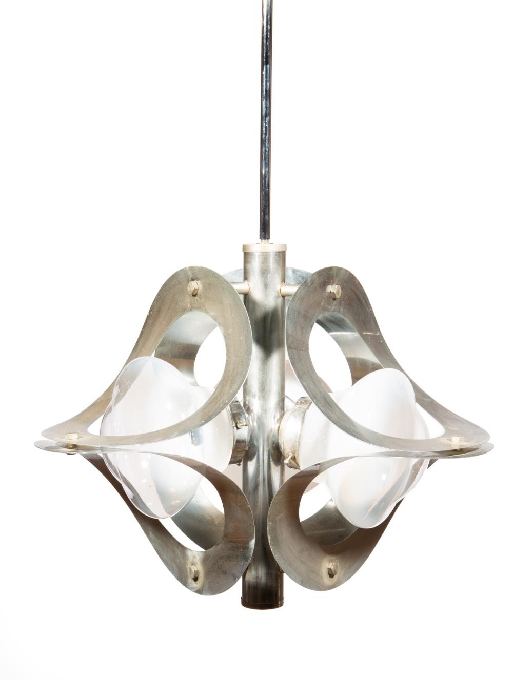 MAZZEGA CHROME AND GLASS
