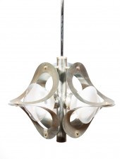 MAZZEGA CHROME AND GLASS CHAND
