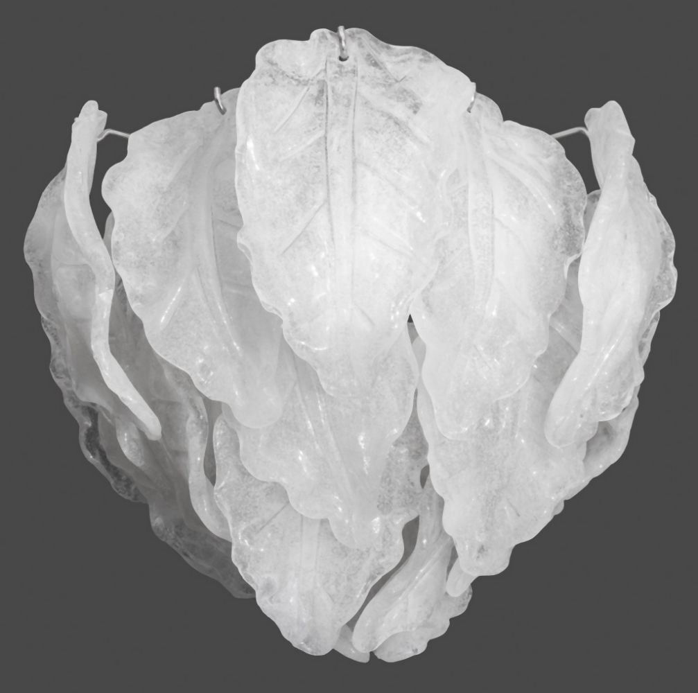 MAZZEGA ITALIAN MURANO GLASS LEAF