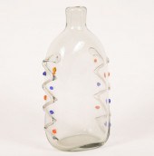 Mazzega Murano art glass bottl