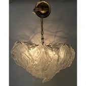 MAZZEGA style Chandelier. Leaf