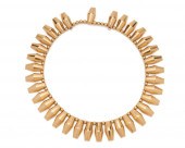 M.C. MOSSALONE 14K GOLD NECKLA