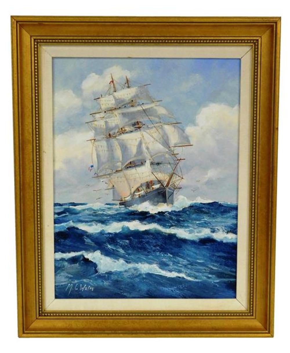 M.C. WAITE (AMERICAN, 20TH C.), OIL