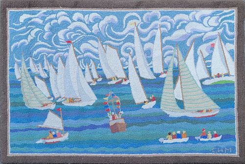 MCADOO "REGATTA" HOOKED RUGMcadoo
