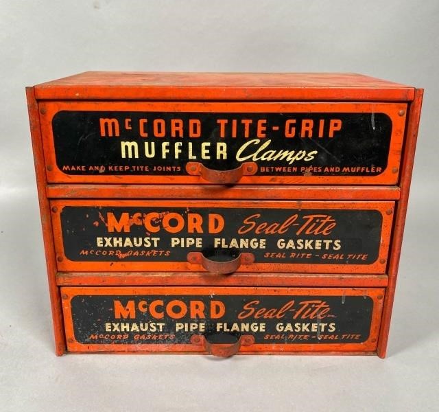 MCCORD THREE DRAWER METAL