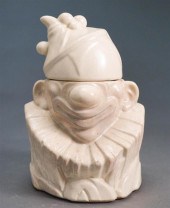 MCCOY GLAZED CERAMIC CLOWN COO