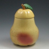 McCoy Pear Cookie Jar marked M