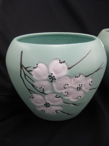 McCoy Pottery Planter dogwood decor