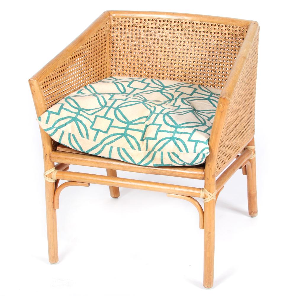 MCGUIRE MID-CENTURY MODERN RATTAN