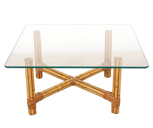 MCGUIRE RATTAN TABLEMcGuire