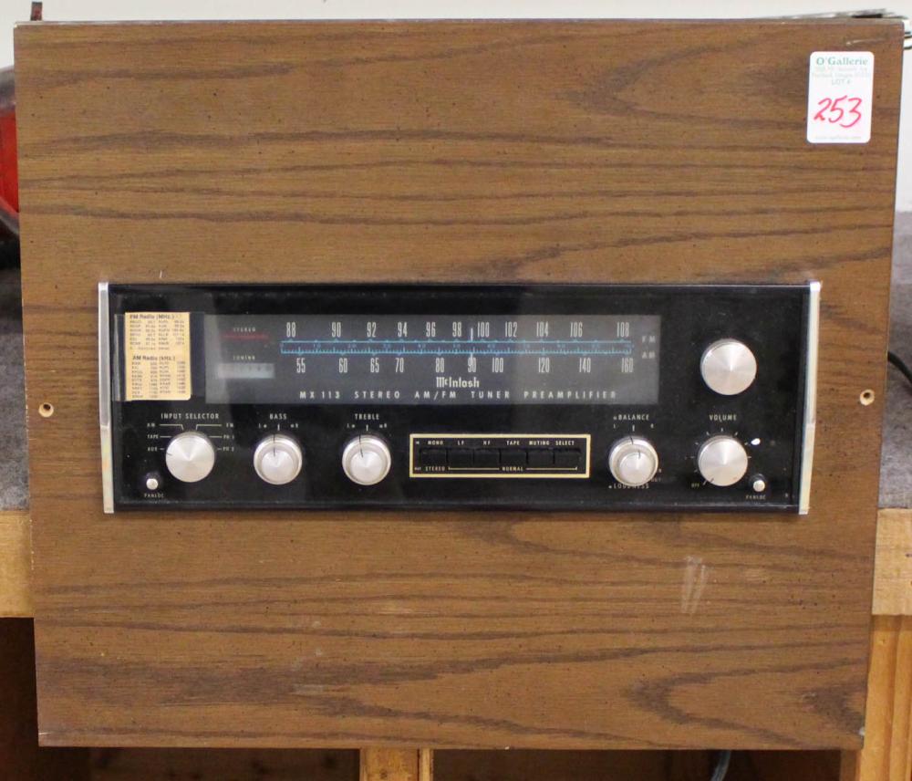 MCINTOSH MX113 STEREO AM/FM TUNER