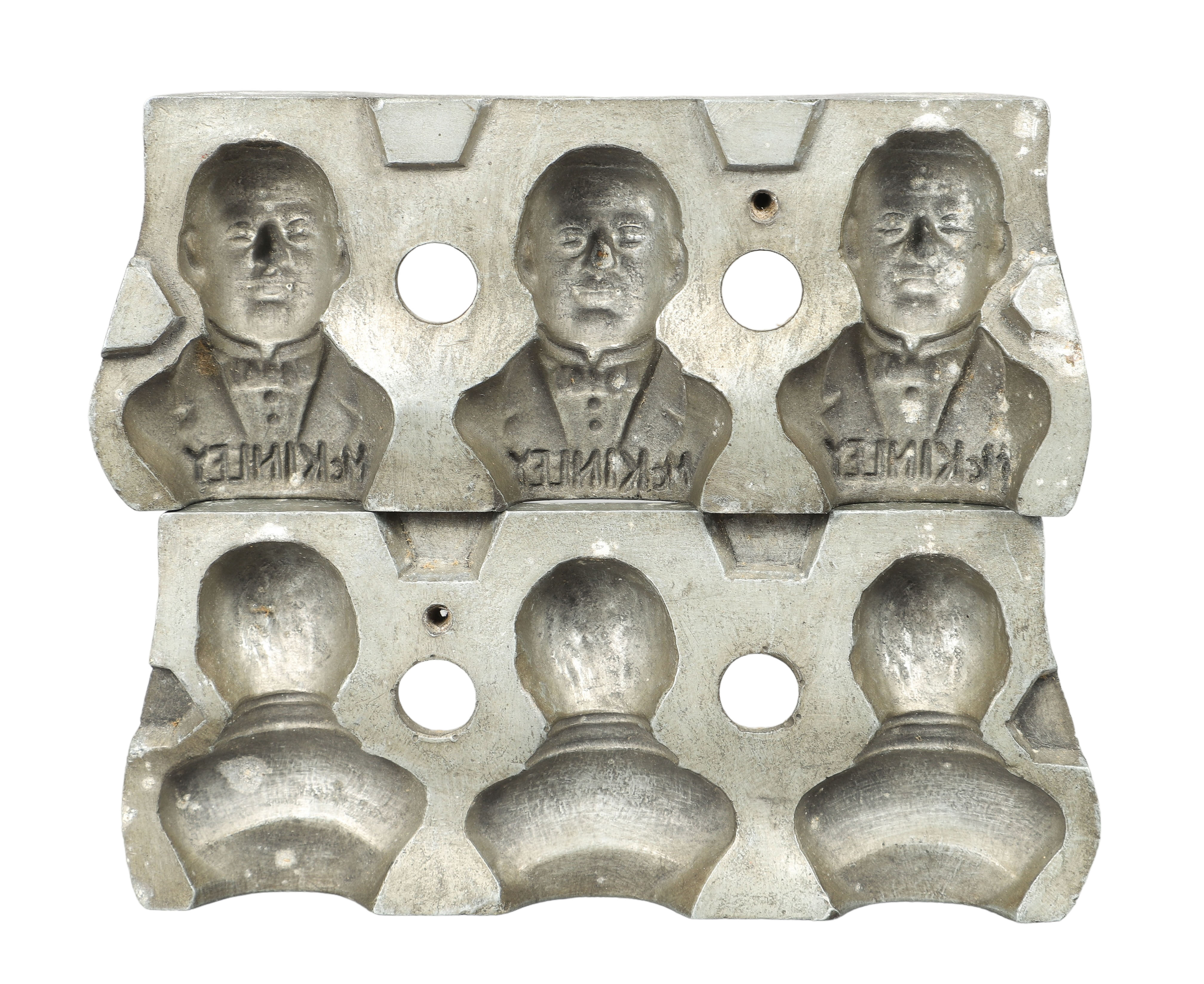 McKinley figural candy mold,