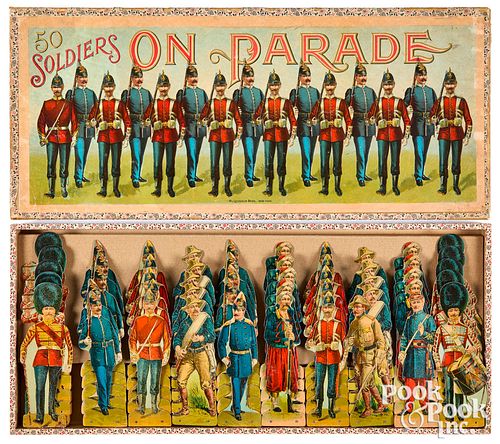 MCLOUGHLIN BROS. 50 SOLDIERS ON