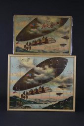 MCLOUGHLIN BROS. AIRSHIP SCROL