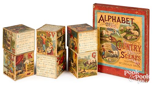 MCLOUGHLIN BROS. ALPHABET OF