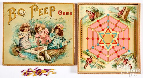 MCLOUGHLIN BROS. BO PEEP GAME BOARD