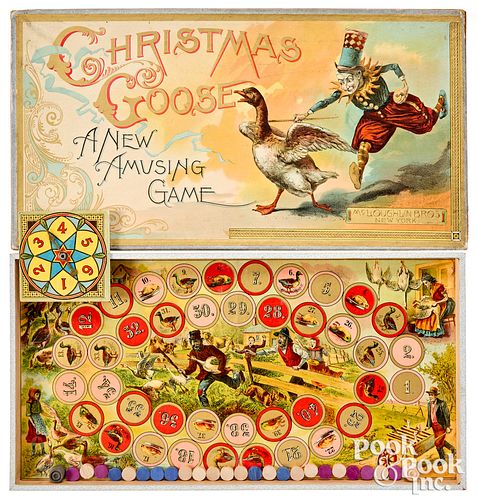 MCLOUGHLIN BROS. CHRISTMAS GOOSE