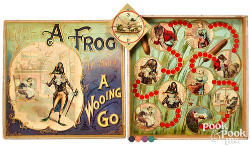 MCLOUGHLIN BROS. FROG HE WOULD A