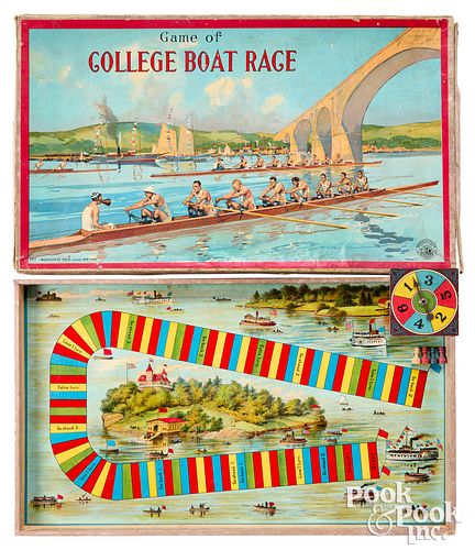 MCLOUGHLIN BROS. GAME OF COLLEGE