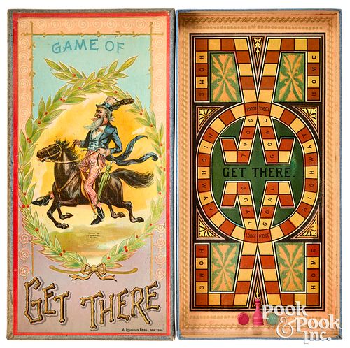 MCLOUGHLIN BROS. GAME OF GET THERE,