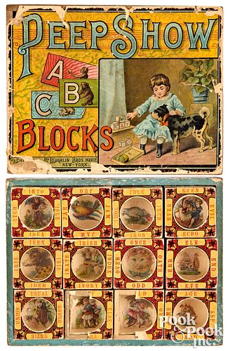 MCLOUGHLIN BROS. LITHOGRAPHED PAPER