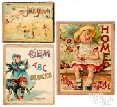 MCLOUGHLIN BROS. PUZZLE, ABC B