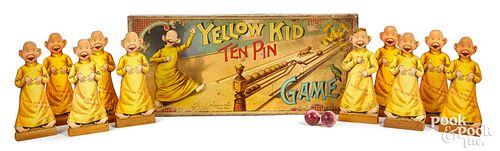 MCLOUGHLIN BROS. YELLOW KID TEN PIN