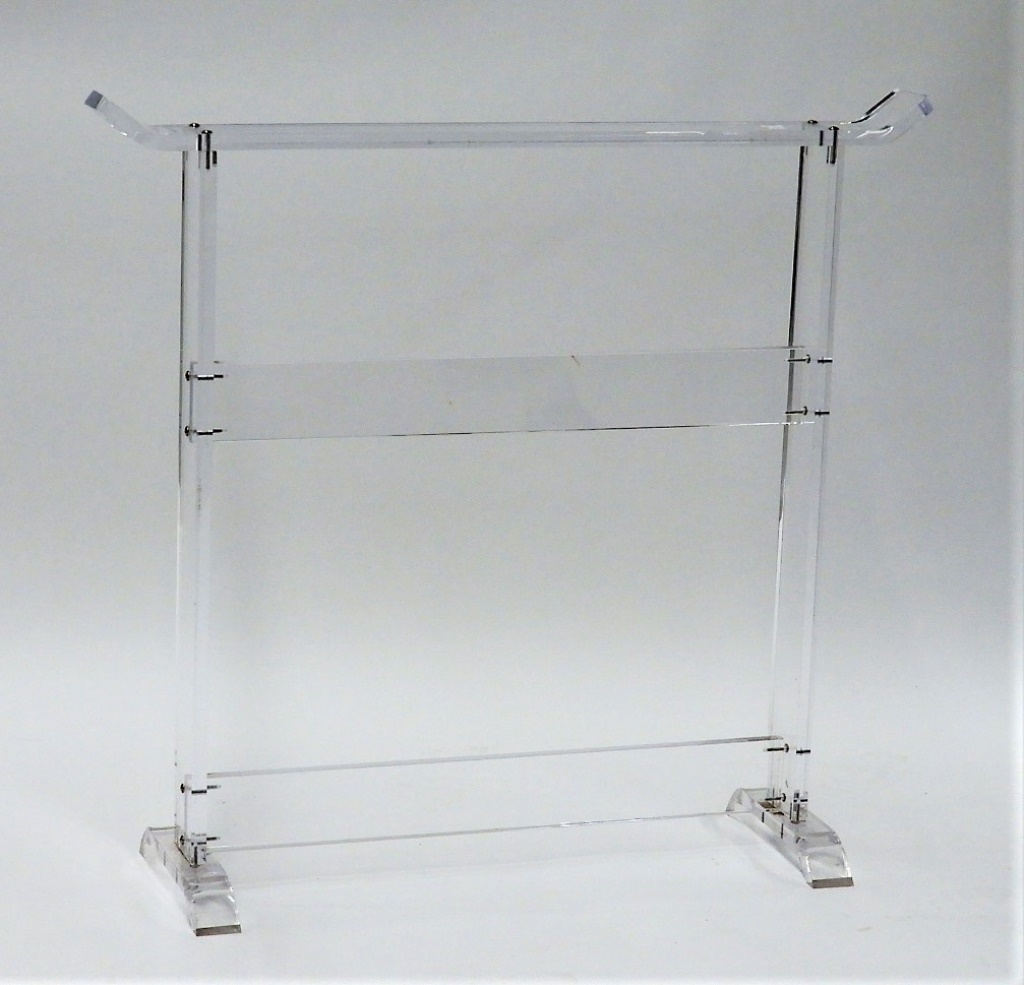MCM ACRYLIC LUCITE ASIATIC CLOTHING