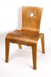 MCM BENT WOOD CHILD'S CHAIR WI
