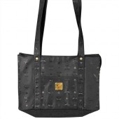 MCM BLACK SHOPPER BAGDESCRIPTI