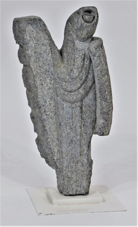 MCM CARVED STONE BIOMORPHIC