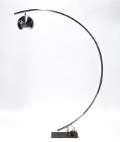 MCM CHROME EYEBALL FLOOR LAMP