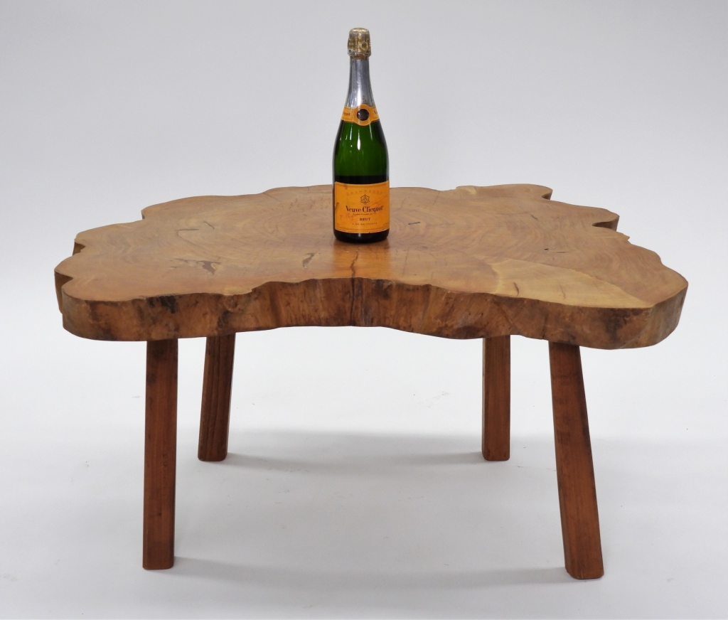 MCM CYPRUS SLAB SIDE TABLE United